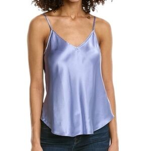 ATM Anthony Thomas Melillo 100% Silk Camisole In Lavender Sea